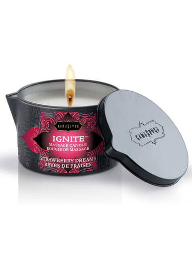 Ignite Massage Candle 170gr Strawberry