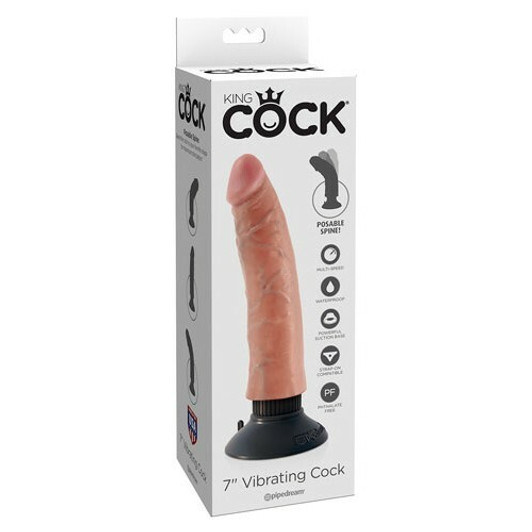 King Cock 6″ vibrating Cock