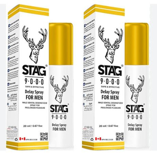 STAG 9000 Long-lasting Delay Spray, Him Climax Delay Spray for Men