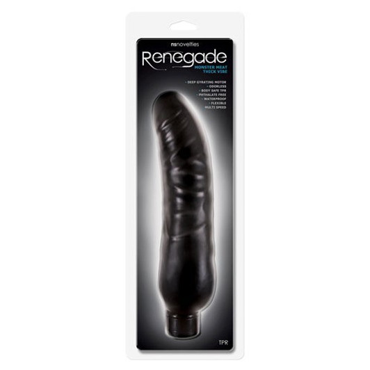 Silicone Cock Black 27cm