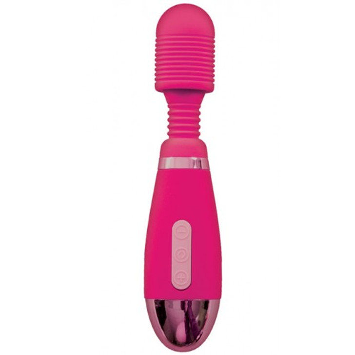 Power Play O Wand Silicone Massager Red