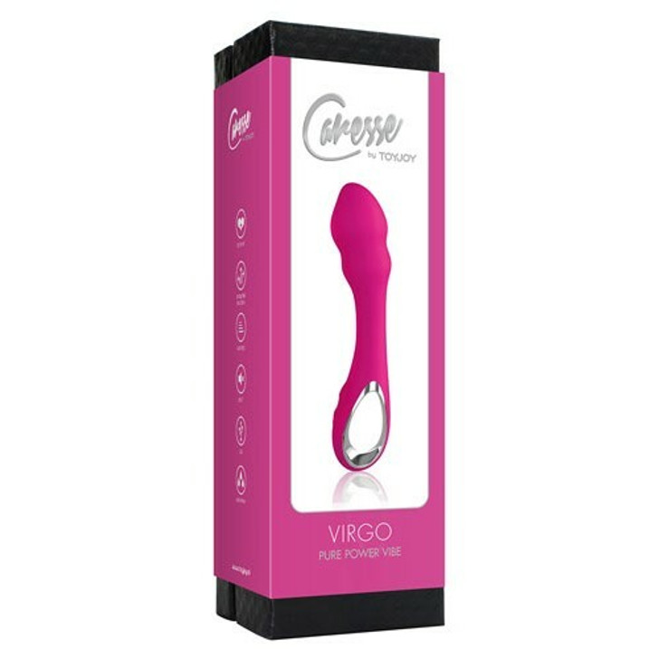 The Virgo Silicone Rechargeable Vibrator Violet