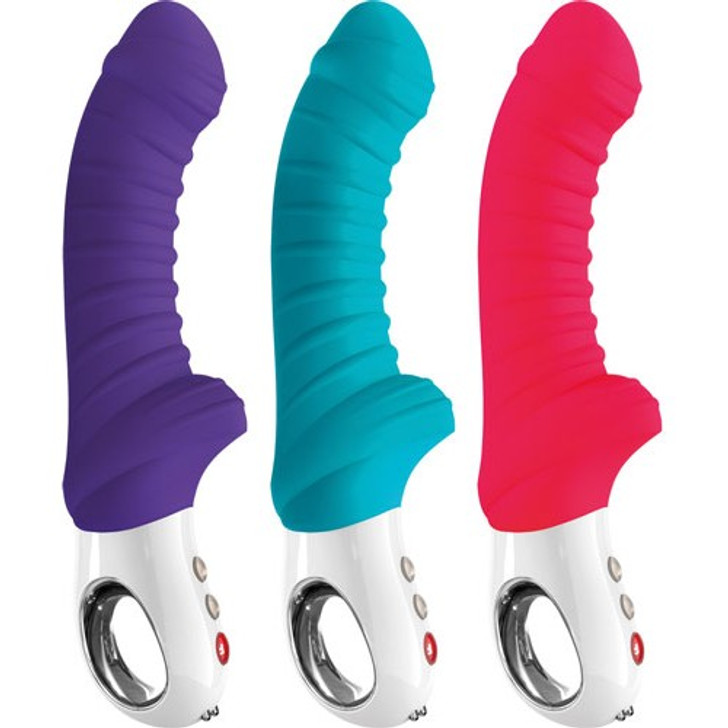 Tiger Rechargeable Silicone Vibrator Red