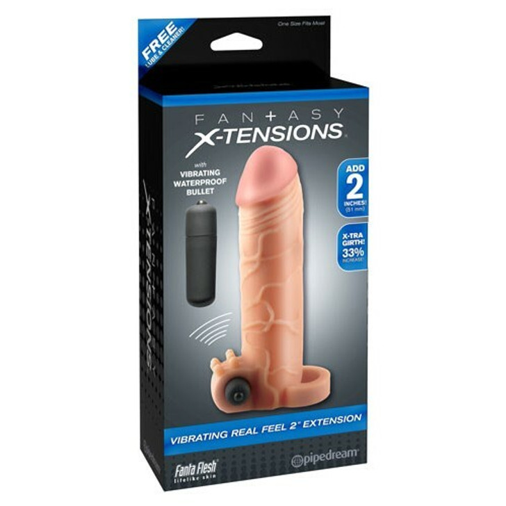 Vibrating Real Feel 5 cm Extension