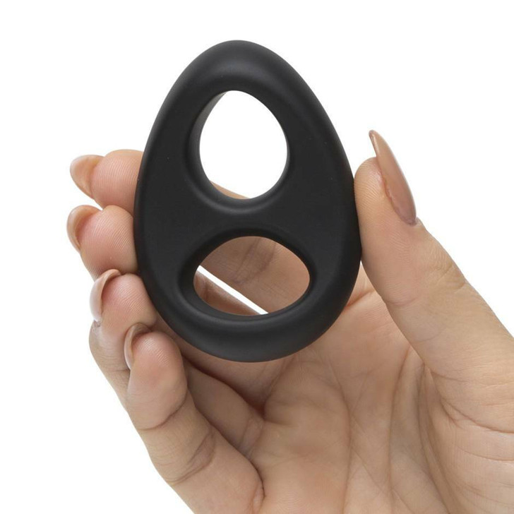 X-Basic Ultra Soft Platinum Cure Silicone Cock and Balls Ring