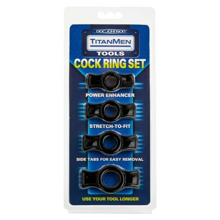 TitanMen Stretchable Set of Cock Rings