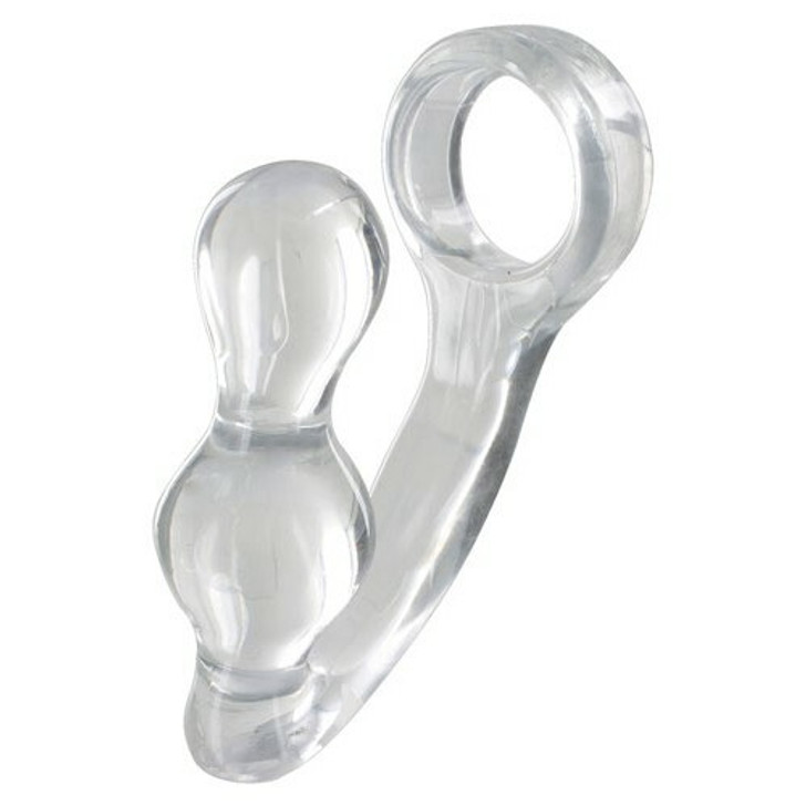 Power Plug and Penis Ring Clear