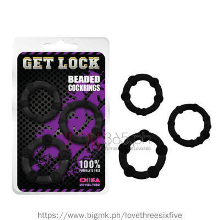 GET LOCK BEADED COCK RINGS