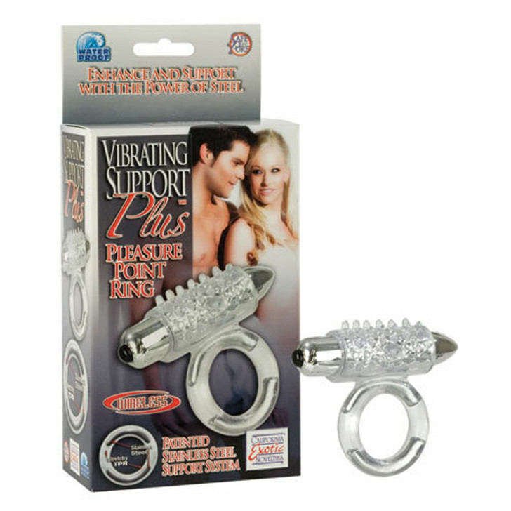 Vibrating Support Plus Pleasure Point Ring