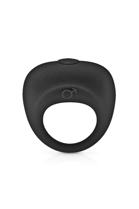 VIBRATING COCKRING BLACK GLAMY