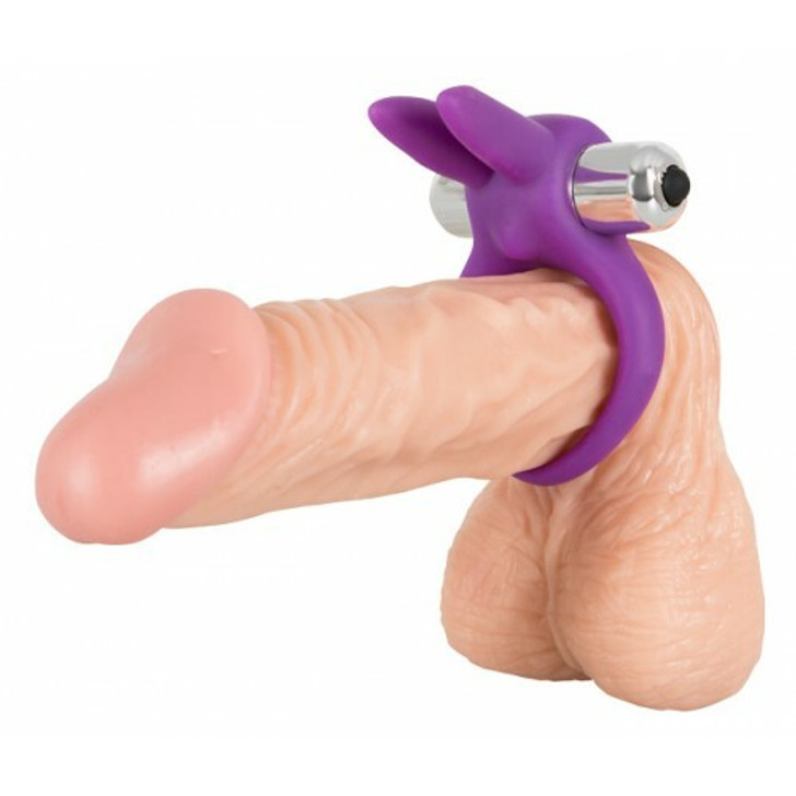 Purple vibrating Rabbit Cock Ring