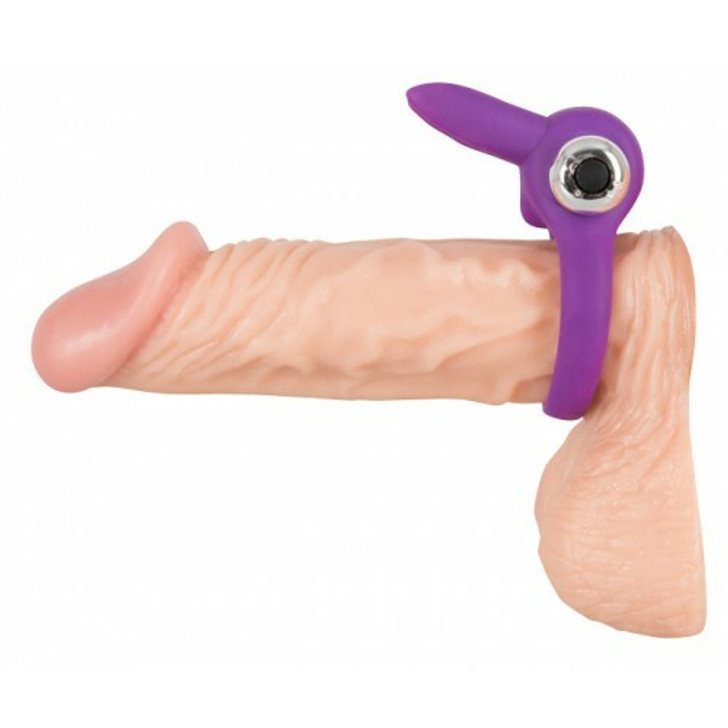 Purple vibrating Rabbit Cock Ring