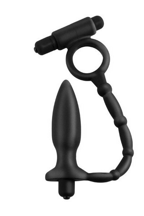 ASS-KICKER VIBRATING PLUG COMBO