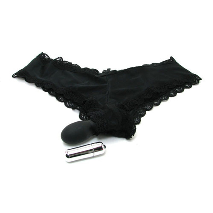 Love Rider Vibrating Knickers Black