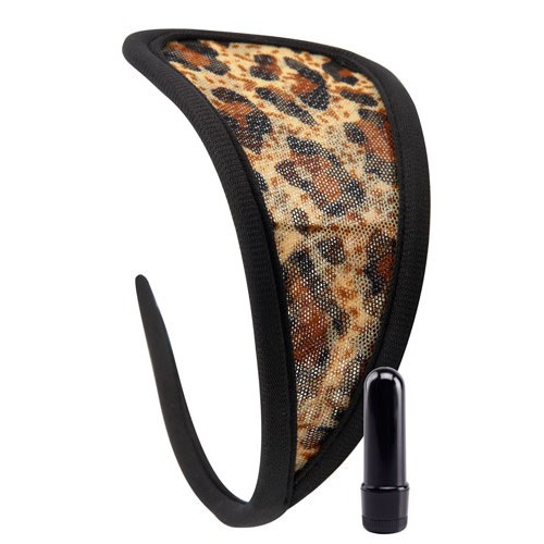 Fetish Fantasy Vibrating Strapless String Leopard