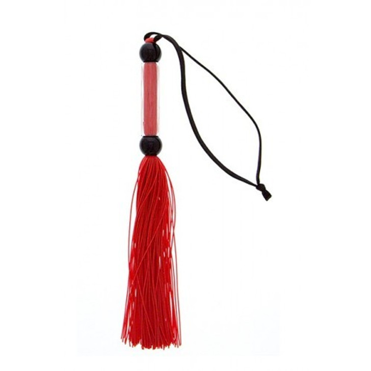 Red Silicone Flogger 25cm