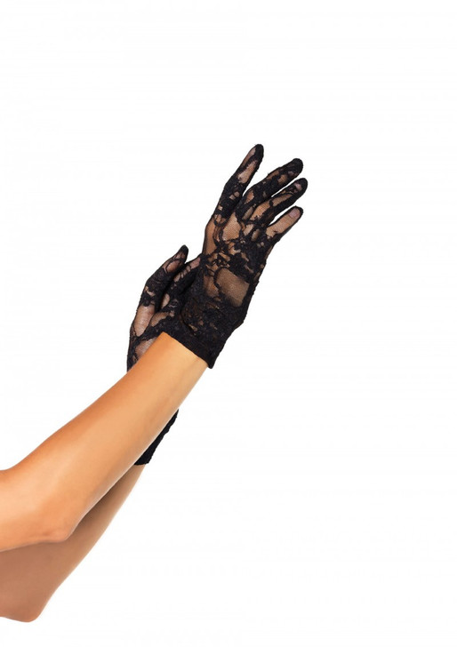 Wrist Length Stretch Gloves O/S