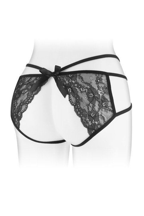 Culotte ouverte noire Fashion Secret Nadia O/S