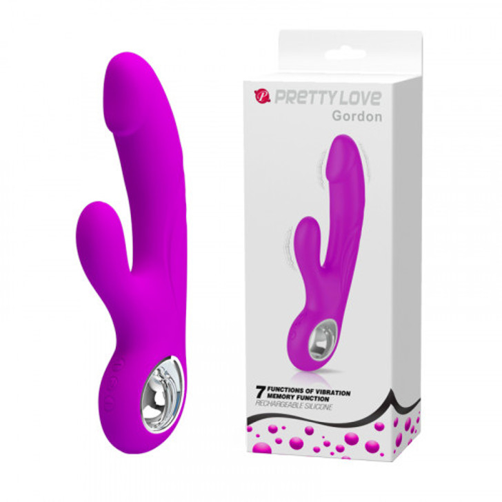 Pretty Love Gordon 7 function Purple Dildo Rabbit vibrator