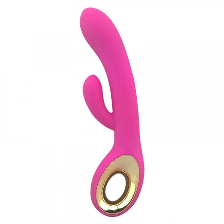 Jakipo Luxus silicone rechargeable female vibrator Pink