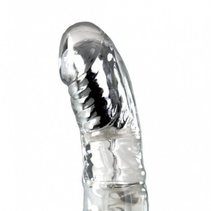 Jelly Rancher Clear Vibrating Massager 6 inch