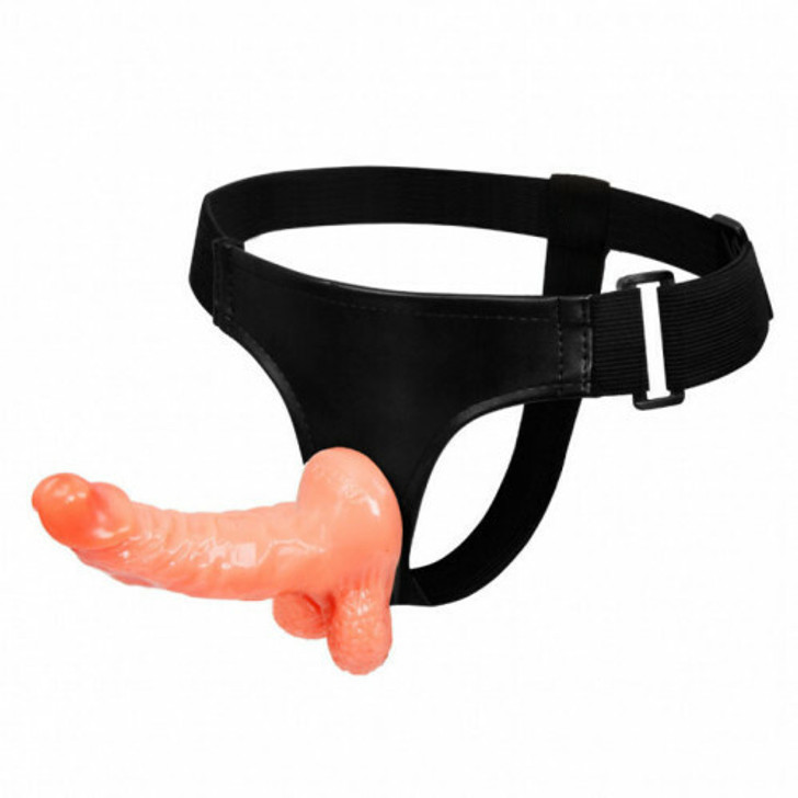 Cock with Balls Strap-On 6"