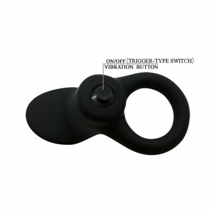 Pretty Love Cobra vibrating silicone cock ring