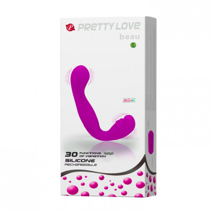 Pretty Love Strapless Strapon Beau Silicone Dildo Dual motor Vibrators