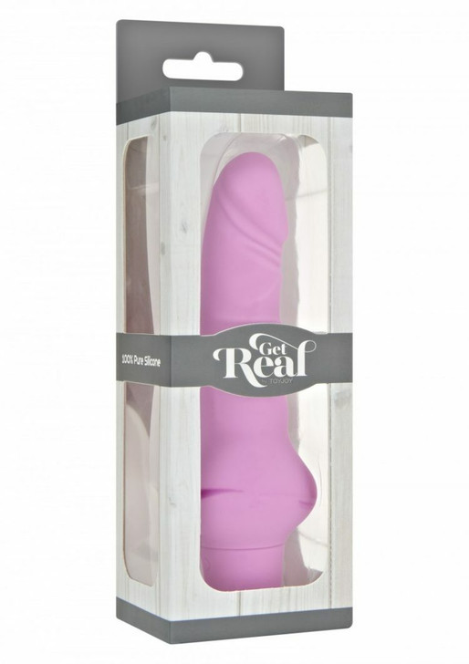 Mini Classic Smooth Penis Vibrator pink 15cm