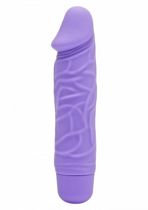 Mini Classic Original Silicone Penis Vibrator Purple 2