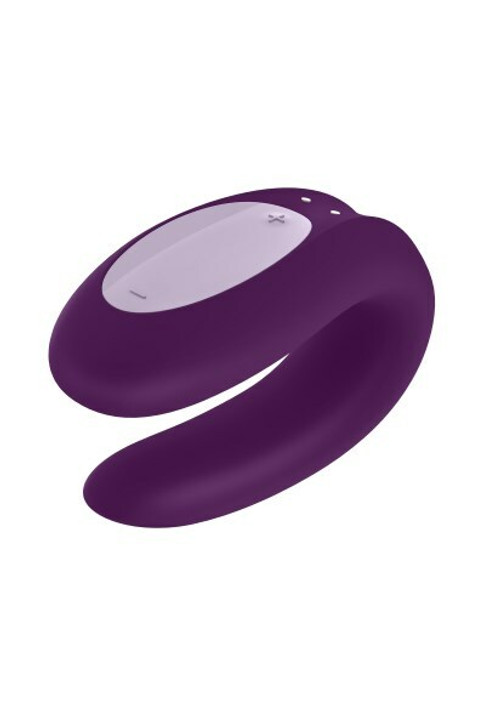 SATISFYER DOUBLE JOY CON APP PURPLE