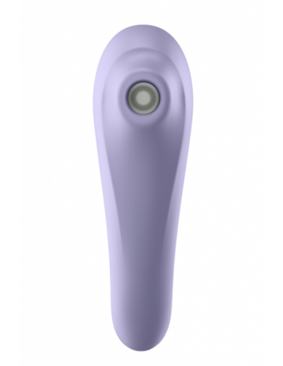 SATISFYER DUAL PLEASURE AIR PULSE VIBRATOR WHITE