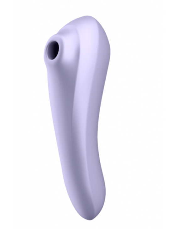 SATISFYER DUAL PLEASURE AIR PULSE VIBRATOR WHITE