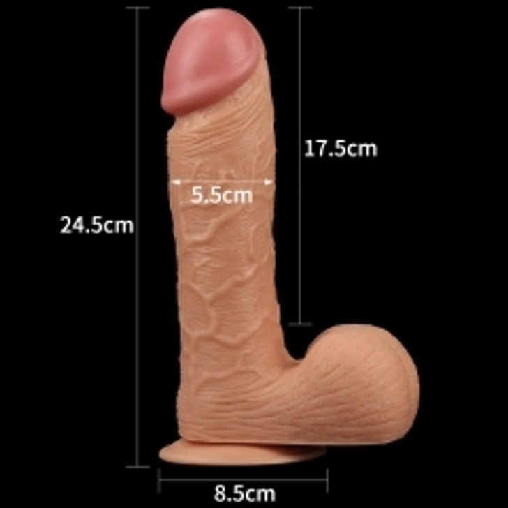 KING SIZED LEGENDARY REALISTIC DILDO 8"