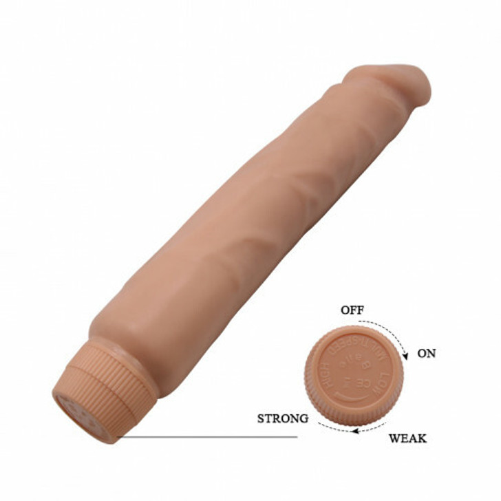 Soft Skin Vibrating Penis Barbara 10”