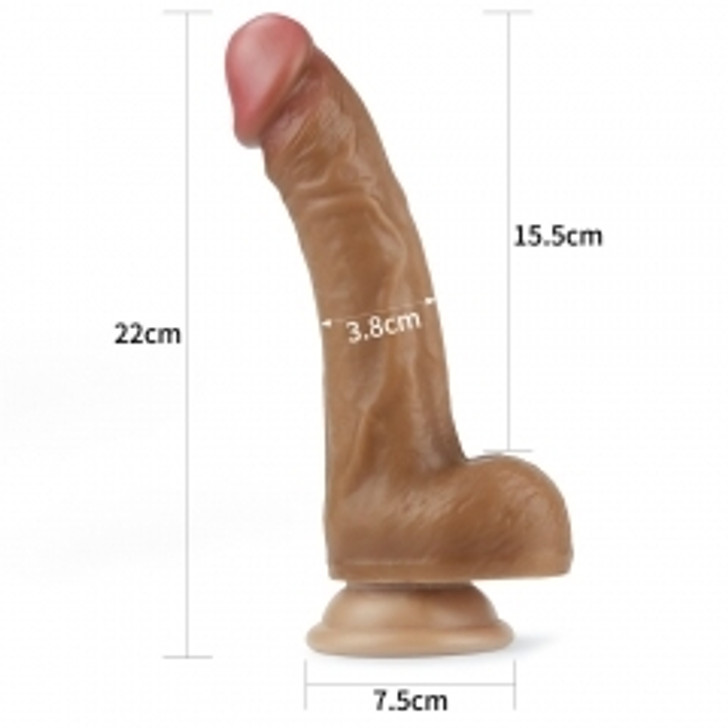 Nature Cock 8” Brown Color