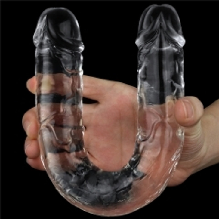 Flawless Clear Double dildo 12”