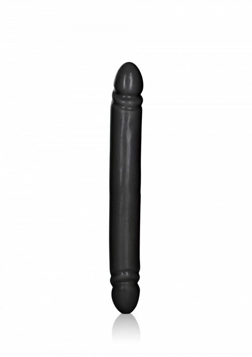 Smooth Double Dong black  30 cm