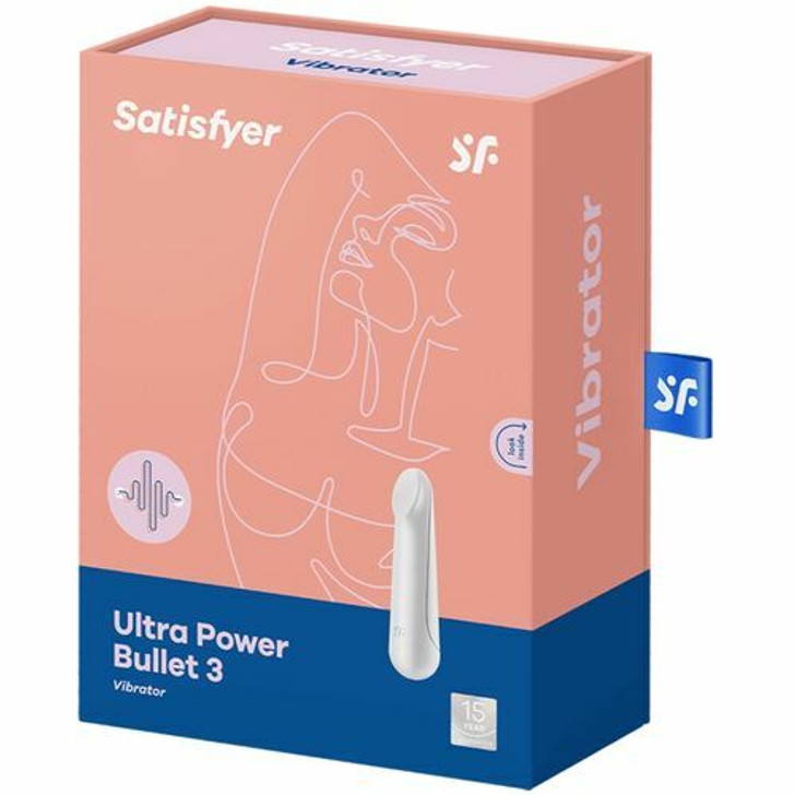 SATISFYER ULTRA POWER BULLET 3 BALA VIBRADORA  BLANCA