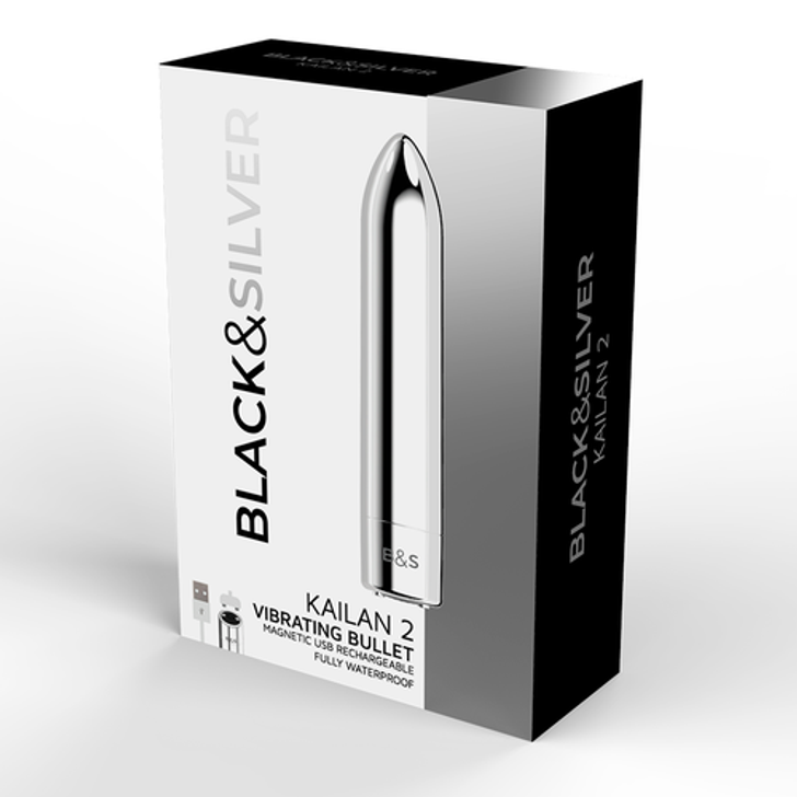 BLACK&SILVER BULLET VIBRATING KAILAN 2 SILVER