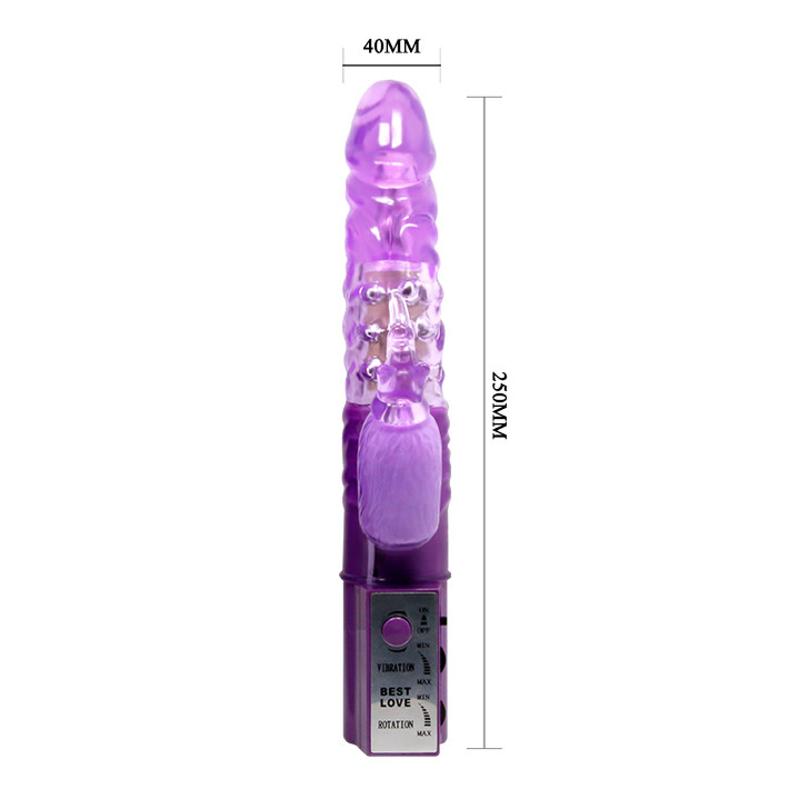 The purple rotating bunny with super strong vibrtion for the clitoris