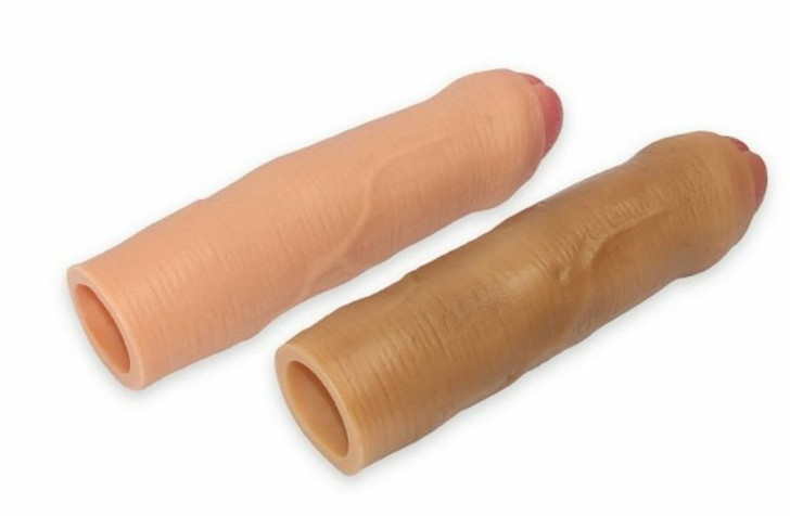 LOVETOY Revolutionary Silicone Nature Extender brown colour -Uncircumcised