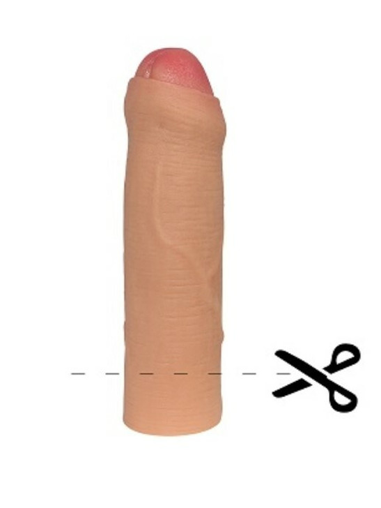 LOVETOY Revolutionary Silicone Nature Extender brown colour -Uncircumcised