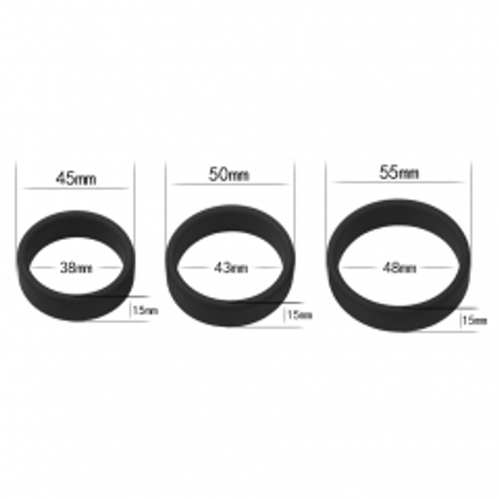 Power Plus Soft Silicone Pro Ring 3 Different sizes