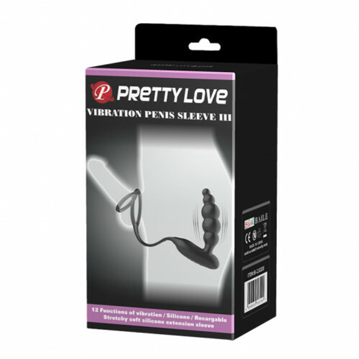 Pretty Love Vibration rechargeable Plug with cockring III