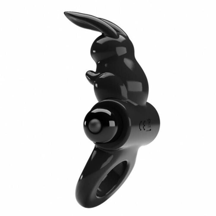 Pretty Love Black Vibrant Penny Ring Bunny