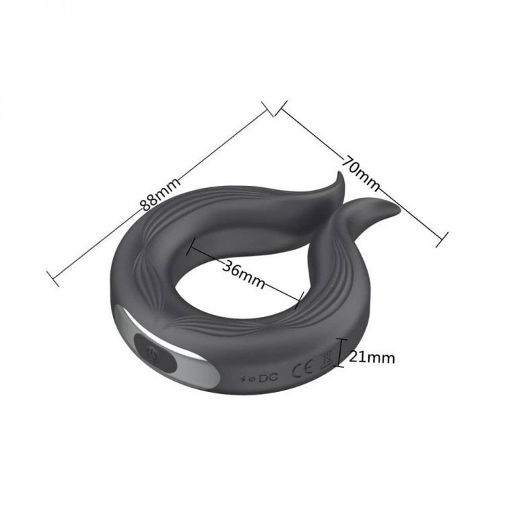 Rechargeable multifunction vibrator ring