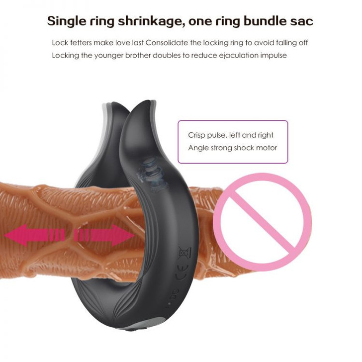 Rechargeable multifunction vibrator ring