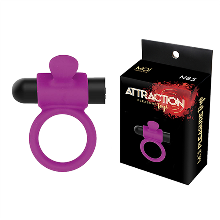 Rechargeable vibrating cock ring pink