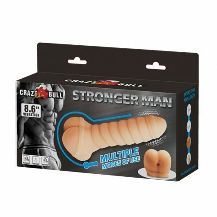 Crazy Bull Stronger Man Stroker Extender Beige